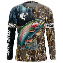 Load image into Gallery viewer, Rainbow Trout Fishing Customize Name 3D All Over Printed Shirts, Personalized Fishing Gift NQS309