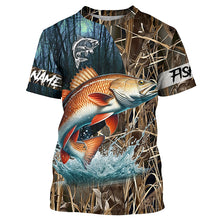 Load image into Gallery viewer, Redfish Puppy Drum Fishing Customize 3D All Over Printed Shirt, Personalized Fishing Gift NQS310