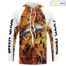 Load image into Gallery viewer, Redfish Fishing Scales Camo custom performance long sleeve Redfish fishing shirts NQS10005