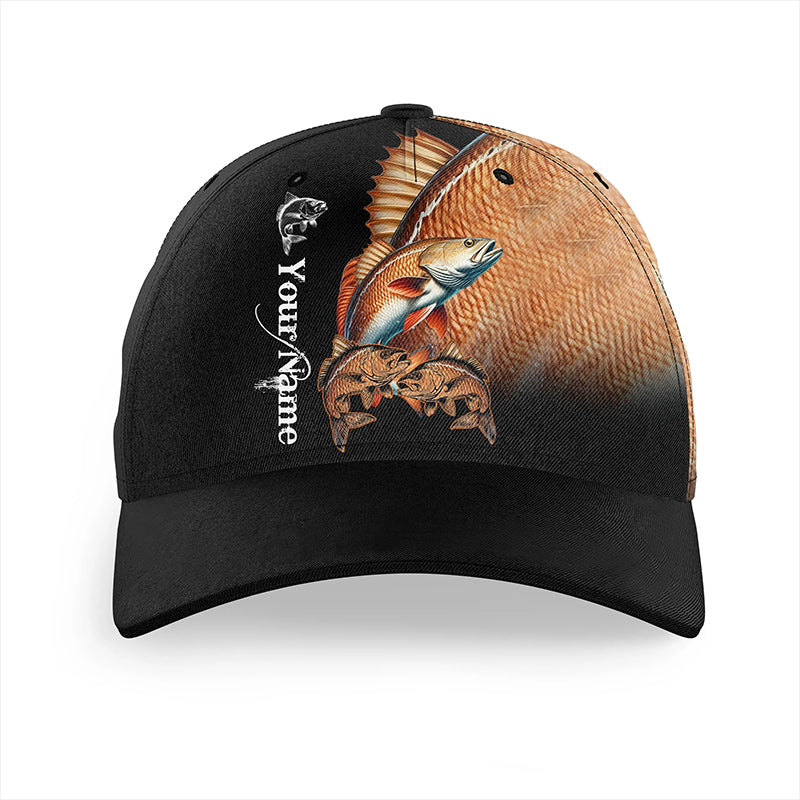 Redfish fishing green Custom fishing hat Unisex Fishing Baseball Angler hat cap NQS3255