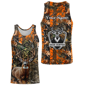 Deer Hunting big game camo Grim Reaper Custom Name 3D All over print shirts NQS742