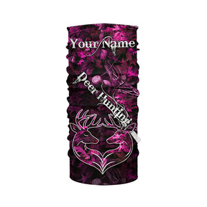 Love Deer Hunting Pink Camo Customize Name 3D All Over Printed Shirts Personalized Hunting gifts NQS903