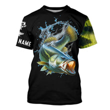 Load image into Gallery viewer, Largemouth Bass Fishing bass scales Customize name All over printed bass fishing shirts NQS389