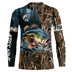 Bass Fishing Customize name All over printed shirts - personalized fishing shirts for fisherman- NQS333