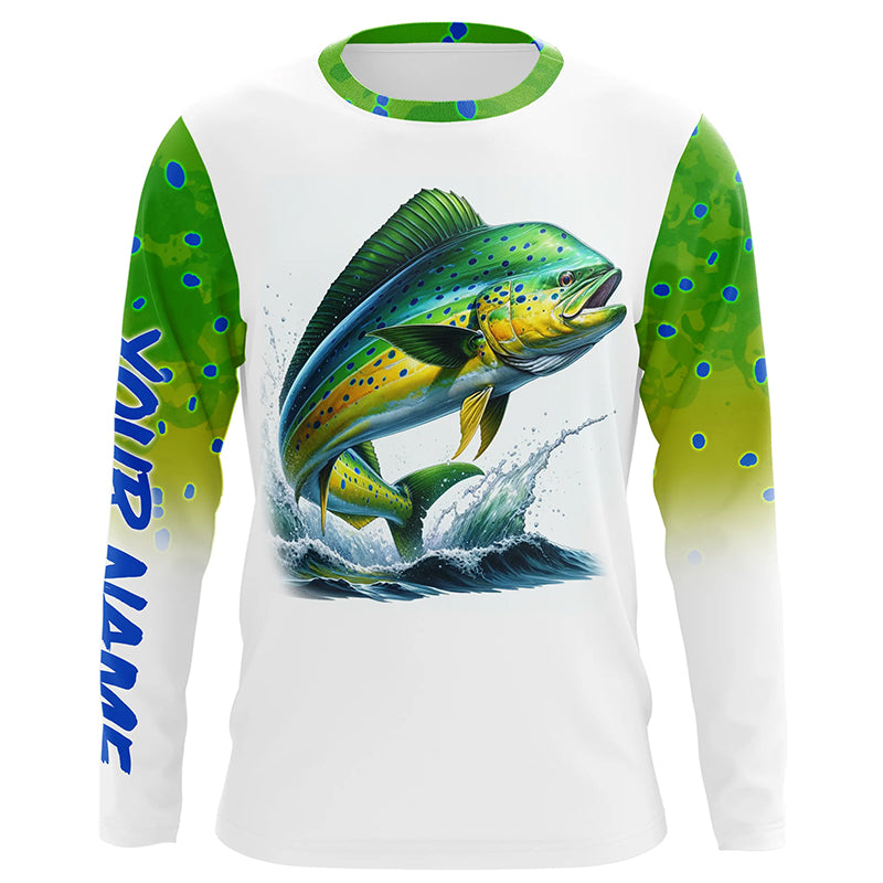 Mahi Mahi Dorado fishing Customized Name 3D All Over print shirts NQS529