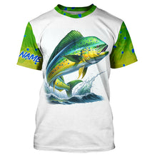 Load image into Gallery viewer, Mahi Mahi Dorado fishing Customized Name 3D All Over print shirts NQS529