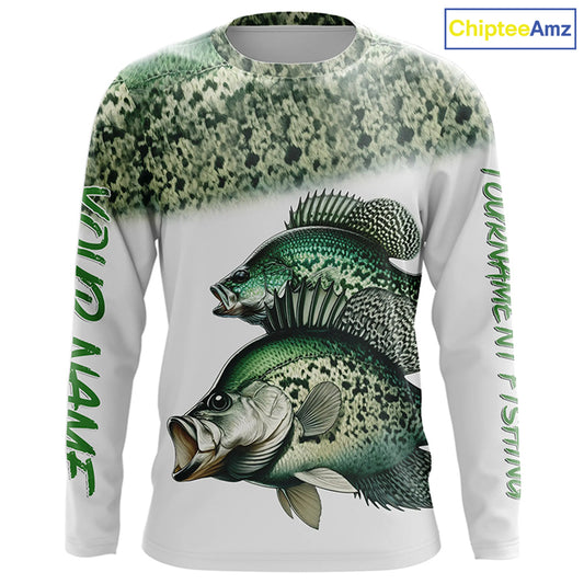 Crappie tournament fishing customize name all over print shirts personalized gift NQS178