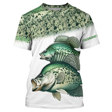 Load image into Gallery viewer, Crappie tournament fishing customize name all over print shirts personalized gift NQS178