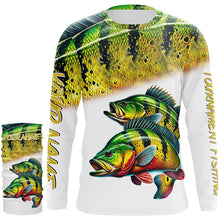 Load image into Gallery viewer, Peacock bass tournament fishing customize name all over print shirts personalized fishing gift NQS181