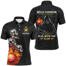 Load image into Gallery viewer, Custom bowling shirt for men – personalized team jersey front view