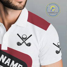 Load image into Gallery viewer, Personalized Maryland flag mens golf polo shirts custom patriotic golf outfit men NQS11386