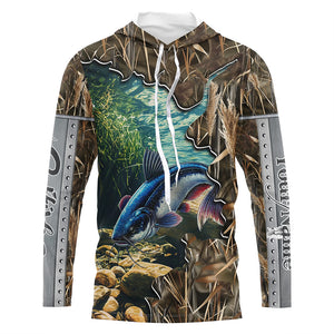 Catfish Camo customize Name 3D All Over Printed Shirts, personalized Gift For Fisherman NQS439