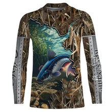 Load image into Gallery viewer, Catfish Camo customize Name 3D All Over Printed Shirts, personalized Gift For Fisherman NQS439