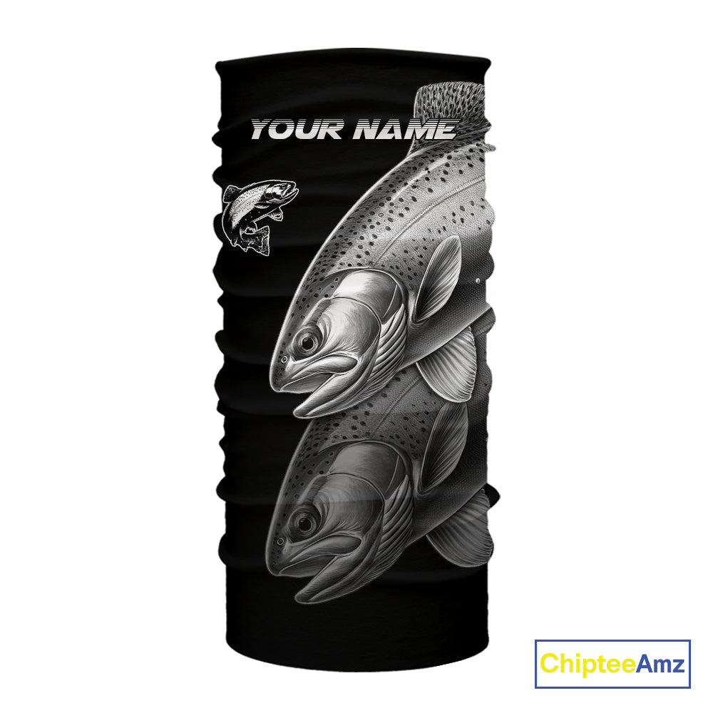 Rainbow Trout performance Fishing Shirts Custom Trout Fishing Long Sleeve Tournament Fishing Shirts NQS10114