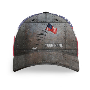 American flag golf clubs custom name patriotic golf hats for mens, women, personalized golf gifts NQS7685