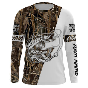 Musky (Muskie) Fishing performance fishing shirt UV protection customize gift for Fishing lovers NQS657