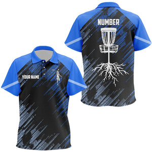 Blue Disc golf basket camo custom name & number  Kid disc golf polos shirts, disc golf outfit NQS7416