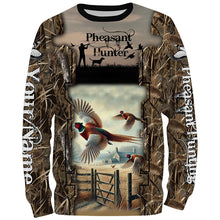 Load image into Gallery viewer, Pheasant Hunting Camo Customize Name 3D All Over Printed Shirts Personalized gift For Hunting Lovers NQS684