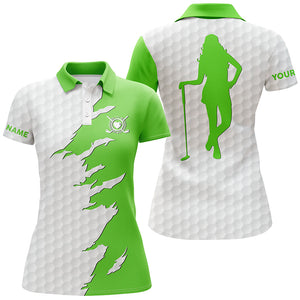 Custom funny women golf polo shirts multi-color, ladies golf tops, golfing gifts NQS4274