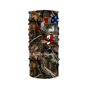 Deer hunting camo American flag patriotic custom name deer hunting all over printed shirts NQSD52