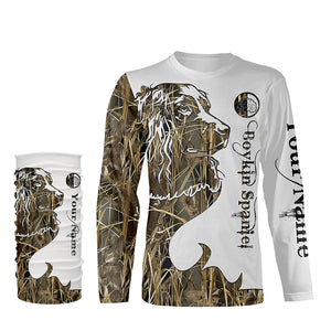 Boykin Spaniel best hunting dog camo shirts - personalized waterfowl camo dog hunting shirts NQSD15