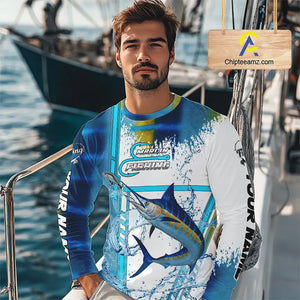 Blue Marlin fishing scales custom Marlin fishing team jerseys, Marlin offshore fishing apparel NQS10870