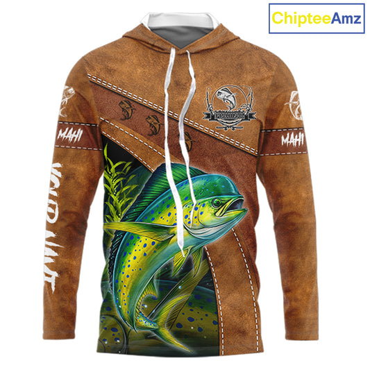 Mahi Mahi fishing UV protection custom name fishing shirts, performance shirts for men, women, kid NQS11459