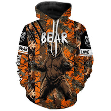 Load image into Gallery viewer, Bear hunter big game hunting Customize Name 3D All Over Printed Shirts, Bear hunting apparel NQS996