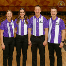 Load image into Gallery viewer, Custom Retro Bowling Team Shirts For Men That's some bowshit Funny Bowling Pattern Jerseys | Purple NQS11510