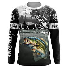 Load image into Gallery viewer, Largemouth Bass fishing custom performance fishing shirt, bass fishing jerseys NQS625