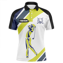 Load image into Gallery viewer, Mens golf polo shirts custom sport golf attire for men, golfing gifts for mens NQS7533