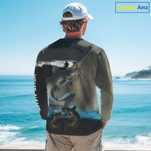 Load image into Gallery viewer, Catfish fishing scales customize performance long sleeves Fishing shirts, Catfish fishing jerseys NQS11562