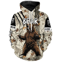 Load image into Gallery viewer, Bear hunter big game hunting camouflage Customize 3D All Over Printed Shirts, Bear hunting apparel NQS4007