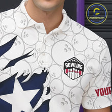Load image into Gallery viewer, Personalized Texas Flag Camo Bowling Shirts For Men Custom patriotic Texas Bowling Team Jerseys NQS11173