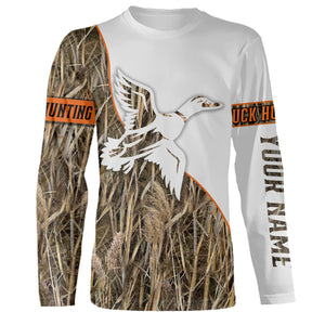 Duck Hunting camo tattoo Custom 3D All Over Printed Shirts, Personalized waterfowl Hunting apparel NQS6596