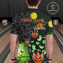 Load image into Gallery viewer, Custom Funny Halloween Team Bowling Shirts For Men, Personalized Halloween Bowling Gifts NQS10833