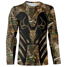 Load image into Gallery viewer, Bow Hunting Deer camouflage Custom Name all over print Shirts, Personalized Hunting Clothes for Men FSD459