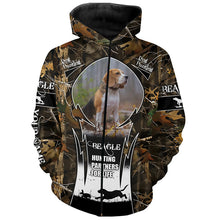 Load image into Gallery viewer, Beagle Hunting Dog Custom Dog Photo and Name Camouflage Shirts, Personalized Beagle Dog Shirts FSD1033