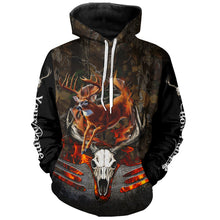 Load image into Gallery viewer, Whitetails Jumping Deer Hunting Camouflage Custom Name Shirts, Best Deer hunting gifts FSD979