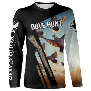 Dove hunting custom name all over print Shirt, Personalized Dove hunting shirt, gift for hunter FSD4605