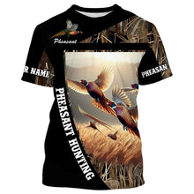 Load image into Gallery viewer, Pheasant Hunting Camo Custom name Shirts, Pheasant hunting shirt, Gifts for hunters FSD208