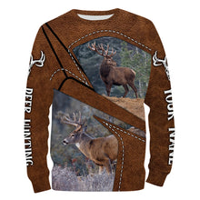 Load image into Gallery viewer, Deer Hunting Custom Name All over printed Shirts for Deer Hunter, Personalized Deer Hunting Gifts FSD2941