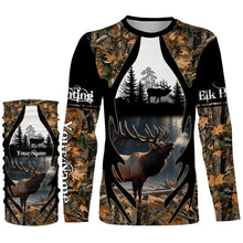 Load image into Gallery viewer, Best Elk Hunting Camouflage Custom Name Shirts for Hunters, Personalized Hunting Shirts FSD1812