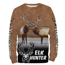 Load image into Gallery viewer, Elk Hunting Custom Name Shirts for Elk Hunters, Best Elk Hunting Gifts for Men FSD4528