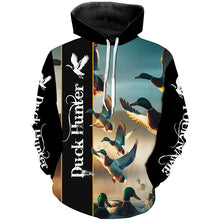 Load image into Gallery viewer, Duck Hunting Custom name all over print Shirts - Personalized Gifts for Duck Hunters FSD158