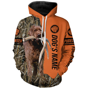 Pudelpointer Hunting Dog Customized Name All over printed Shirts for Hunters, Hunting Gifts FSD4080