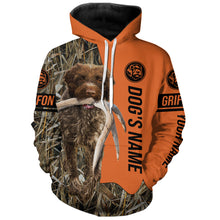 Load image into Gallery viewer, Wirehaired pointing griffon Hunting Dog Customized Name All over printed Shirts, Hunting Gifts FSD4081