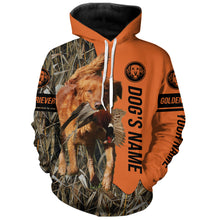 Load image into Gallery viewer, Red Golden Retriever Hunting Dog Customized Name Shirts for Hunters, Personalized hunting gifts FSD4175