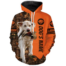 Load image into Gallery viewer, Pheasant Hunting with Dog white Labs customize Name Shirts for Bird Hunter, Labrador Retriever shirt FSD4034