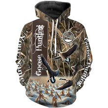 Load image into Gallery viewer, Goose Hunting Waterfowl Camo custom Name Shirts, Goose hunting shirt, gift for Hunter FSD186